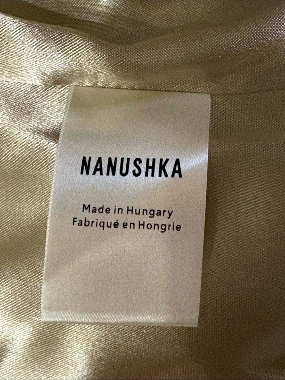 Nanushka Murillo Dusk Blue Quilted Vegan Leather Puffer Vest NWT - Picture 6 of 12